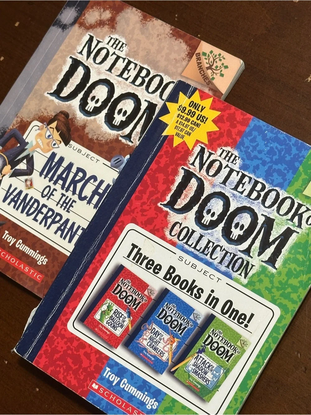 Kids Fiction Book Set - The Notebook of Doom - Omnibus - READ DESCRIP